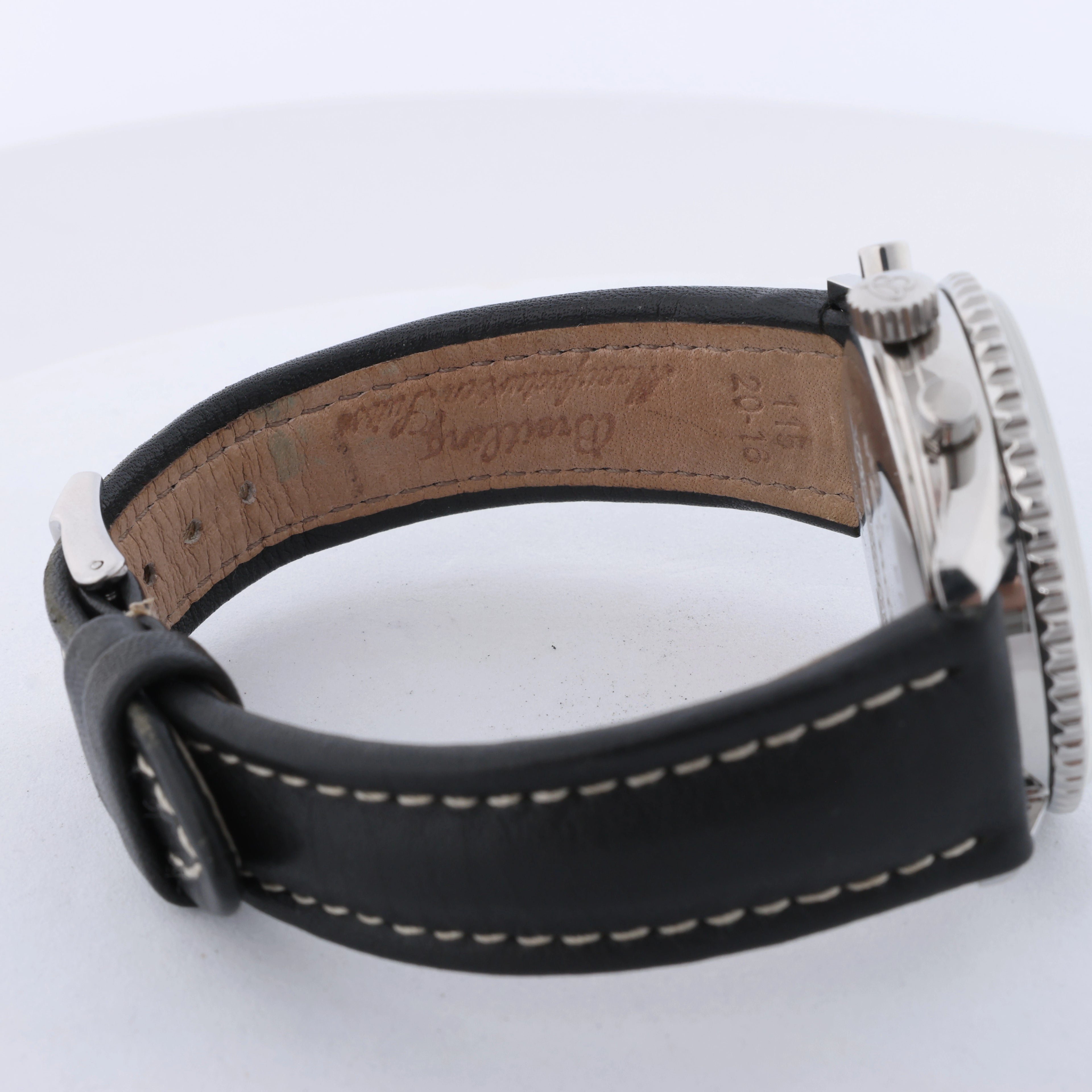 Breitling Montbrillant Automatic Wristwatch, ref. A30030.2, Black Dial