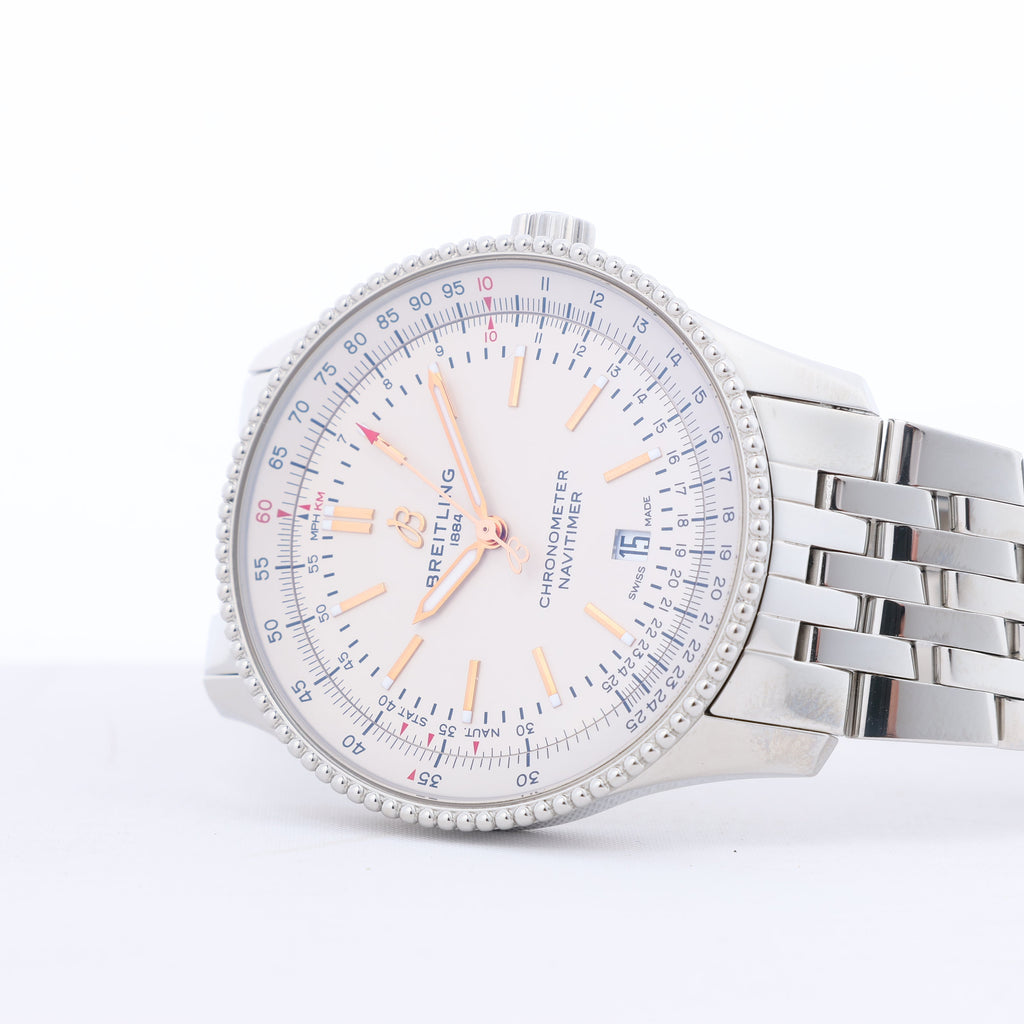 Breitling Navitimer Automatic 41 A17326211G1A1 7153274 SS AT Ivory-Face Watch