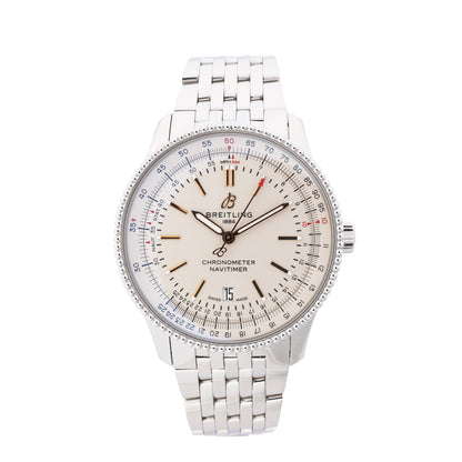 Breitling Navitimer Automatic 41 A17326211G1A1 7153274 SS AT Uhr mit Elfenbein-Zifferblatt