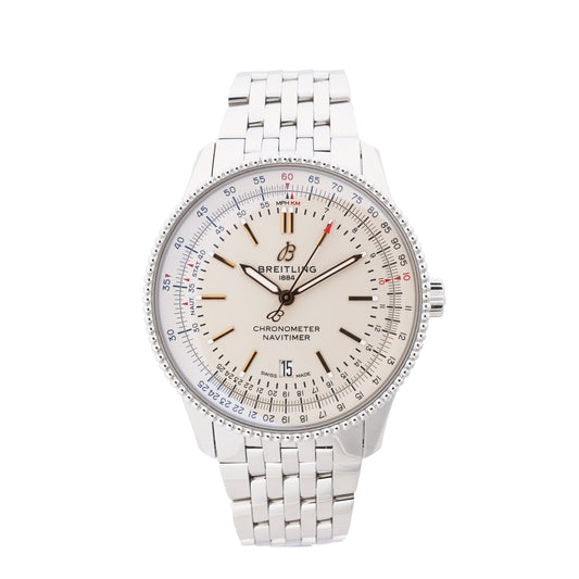 Breitling Navitimer Automatic 41 A17326211G1A1 7153274 SS AT Ivory-Face Watch
