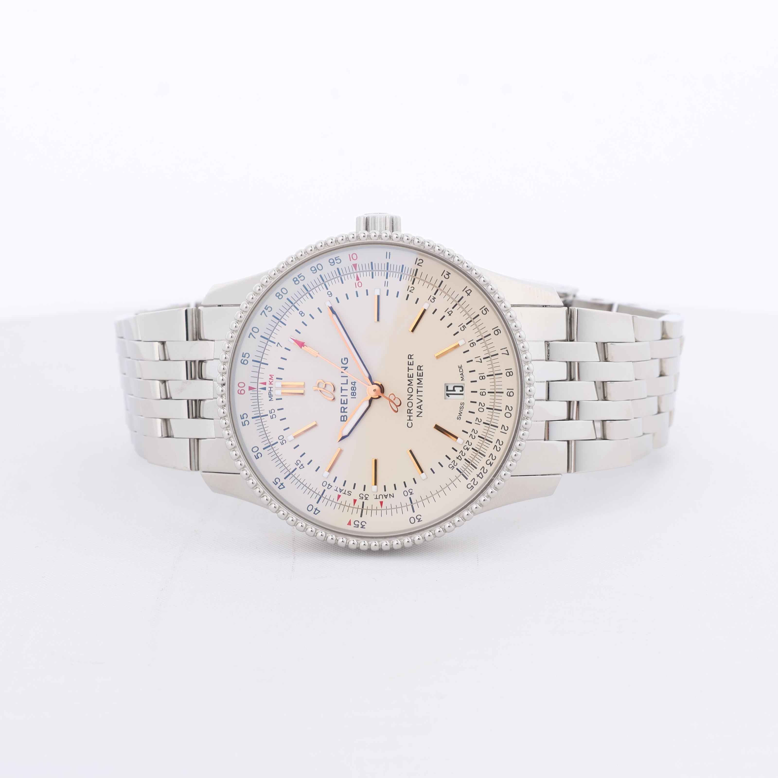 Breitling Navitimer Automatic 41 A17326211G1A1 7153274 SS AT Ivory-Face Watch