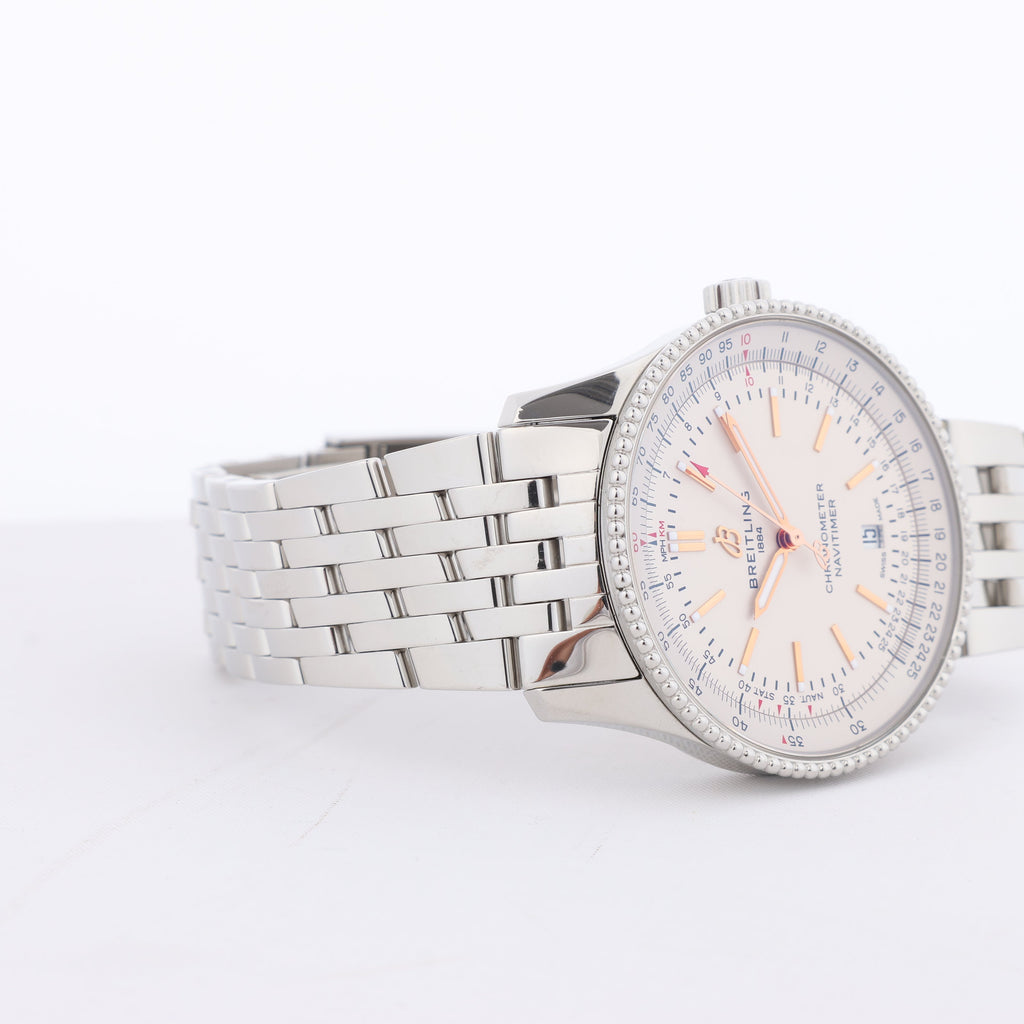 Breitling Navitimer Automatic 41 A17326211G1A1 7153274 SS AT Ivory-Face Watch