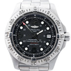 Breitling Superocean A17390 1205290 SS AT Watch with Black Dial