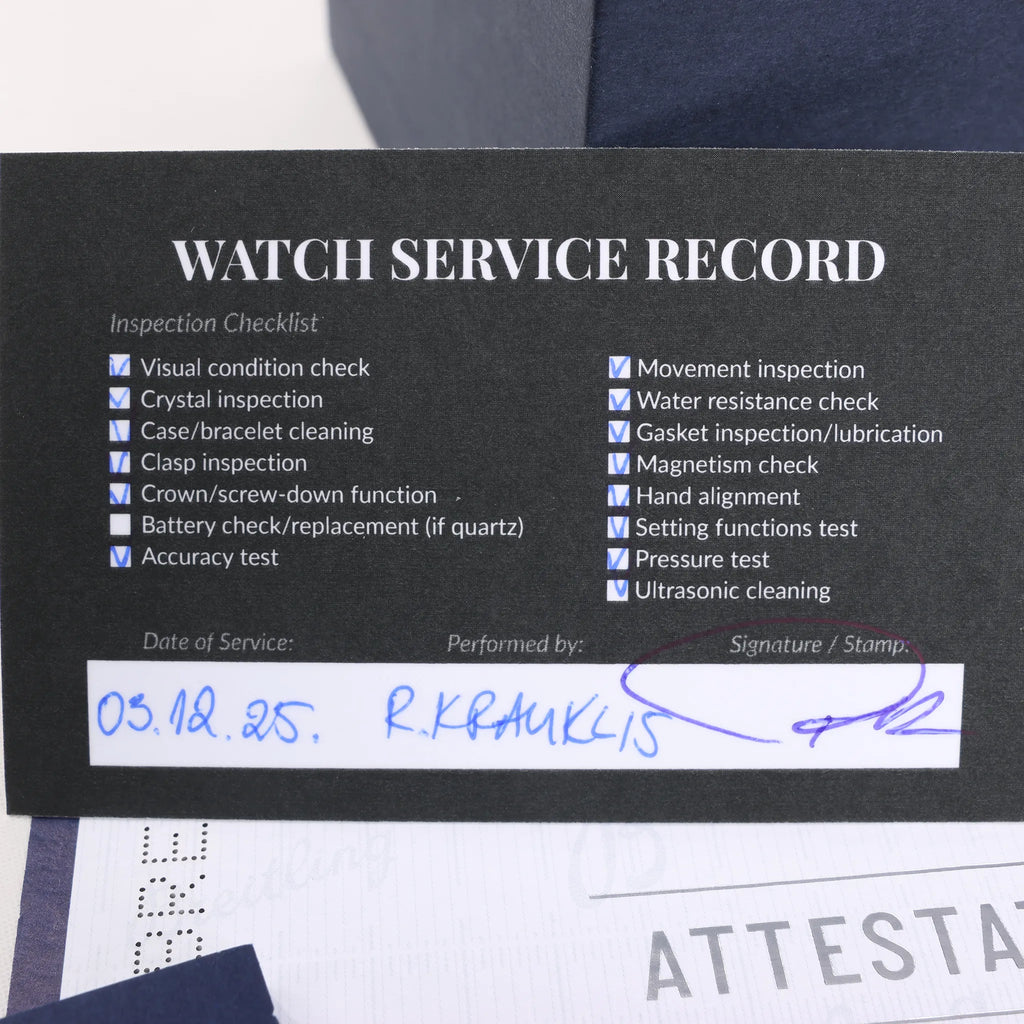 Breitling Superocean Heritage Chronograph A13313161C1A1 7168412 SS AT Watch with Blue