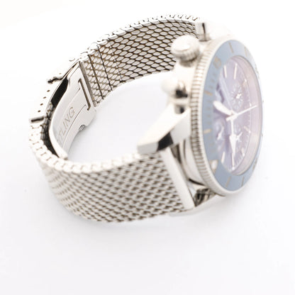 Breitling Superocean Heritage Chronograph A13313161C1A1 7168412 SS AT Watch with Blue Dial