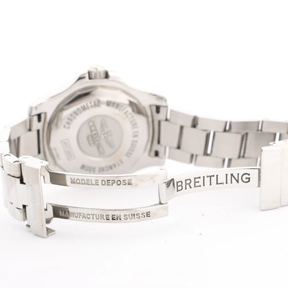 Breitling Superocean II A17365D1/C915 2915823 SS AT Watch with Blue Dial