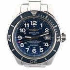 Breitling Superocean II A17365D1/C915 2915823 SS AT Watch with Blue Dial