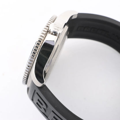 Breitling Superocean A17367 SS x Rubber AT Watch with Yellow Dial