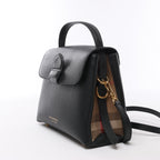 Burberry Camberley Leather 2Way Handbag in Black