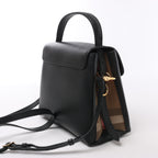 Burberry Camberley Leather 2Way Handbag in Black