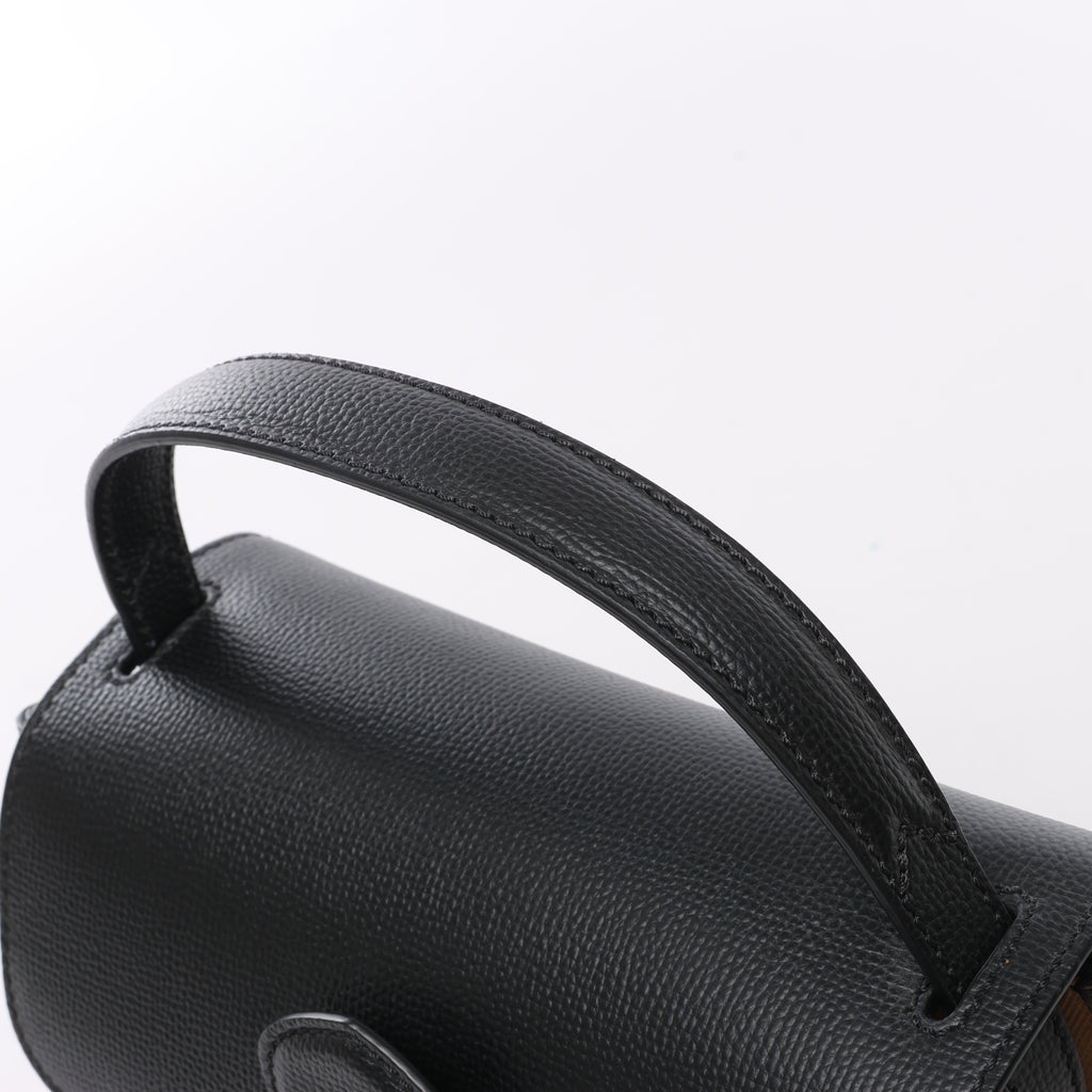 Burberry Camberley Leather 2Way Handbag in Black