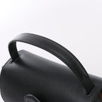 Burberry Camberley Leather 2Way Handbag in Black