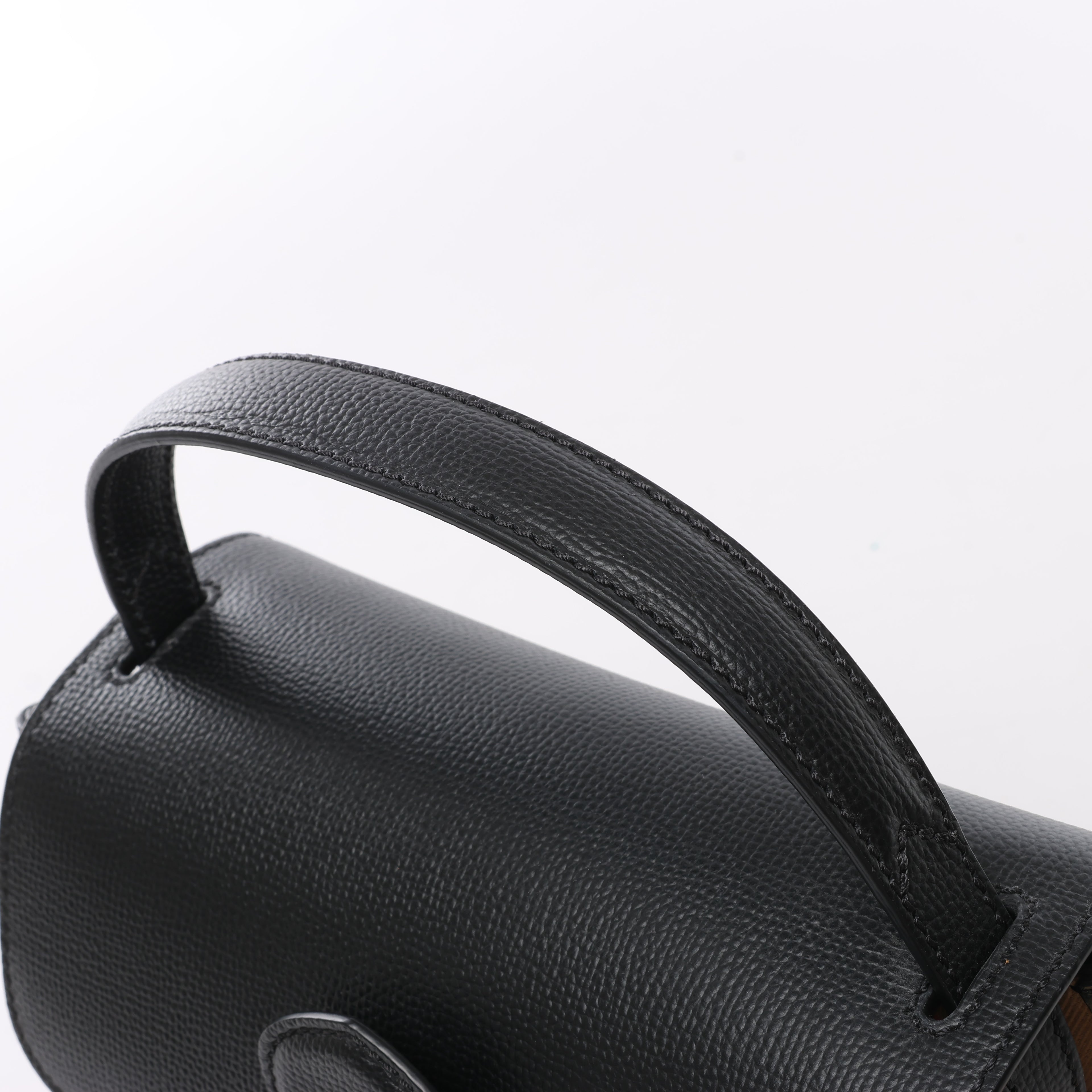 Burberry Camberley Leather 2Way Handbag in Black