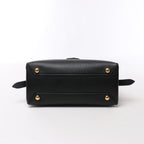 Burberry Camberley Leather 2Way Handbag in Black