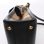 Burberry Camberley Leather 2Way Handbag in Black