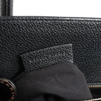 BVLGARI ALBA Leather 2Way Handbag Pink x Black