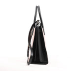 BVLGARI ALBA Leather 2Way Handbag Pink x Black