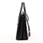 BVLGARI ALBA Leather 2Way Handbag Pink x Black