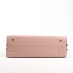 BVLGARI ALBA Leather 2Way Handbag Pink x Black