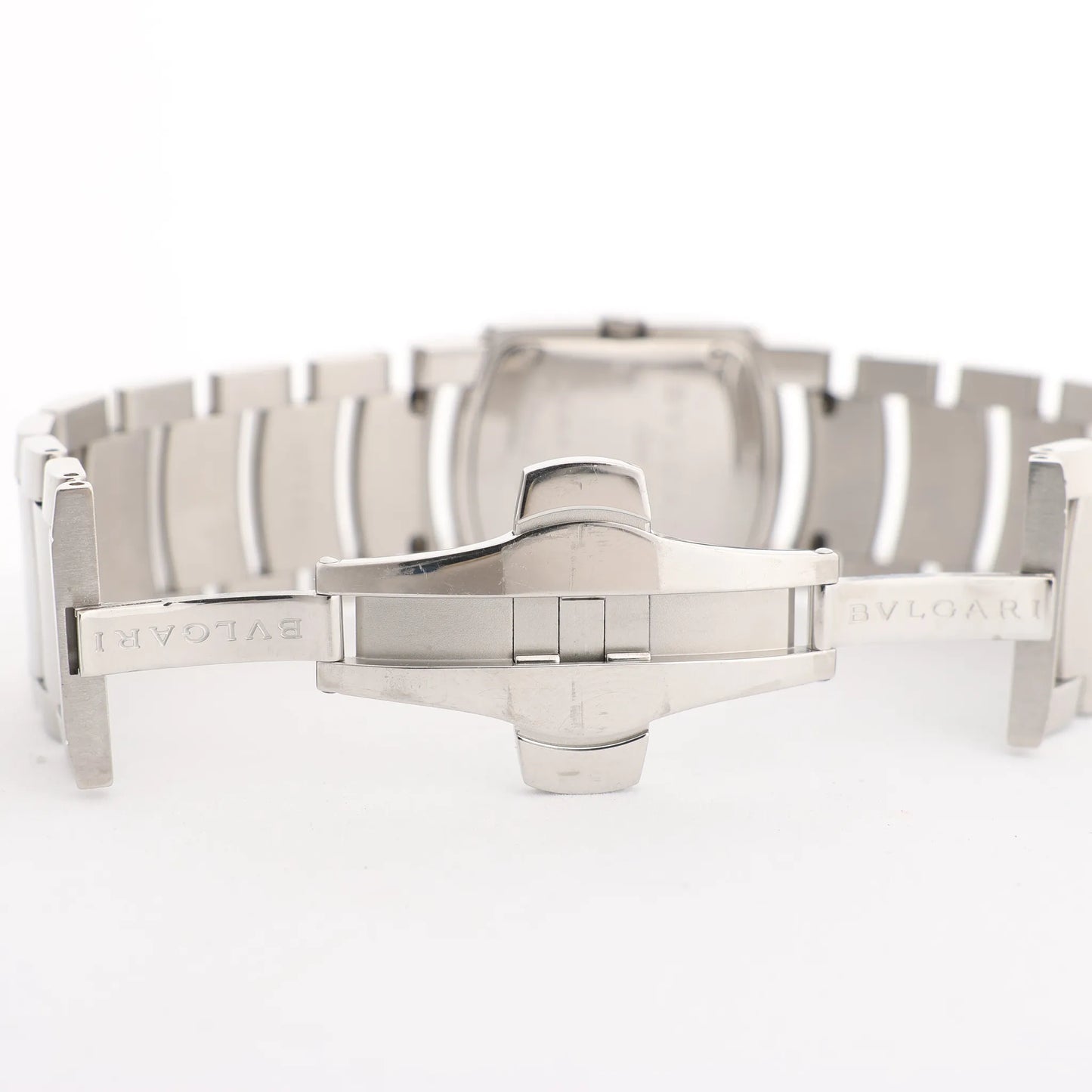 Bvlgari Ashoma AA35BSS L3036 SS QZ Watch with Black Dial