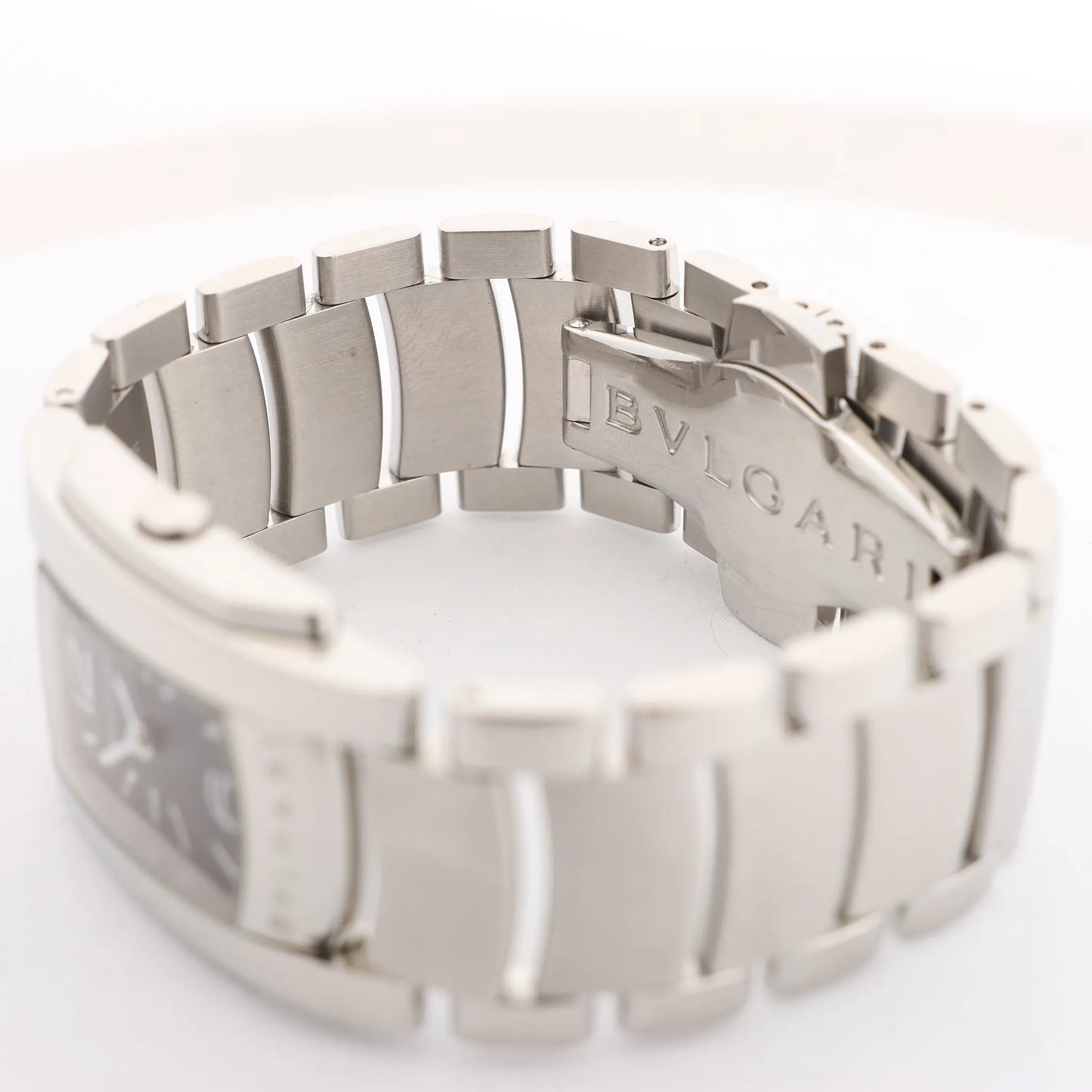 Bvlgari Ashoma AA35BSS L3036 SS QZ Watch with Black Dial