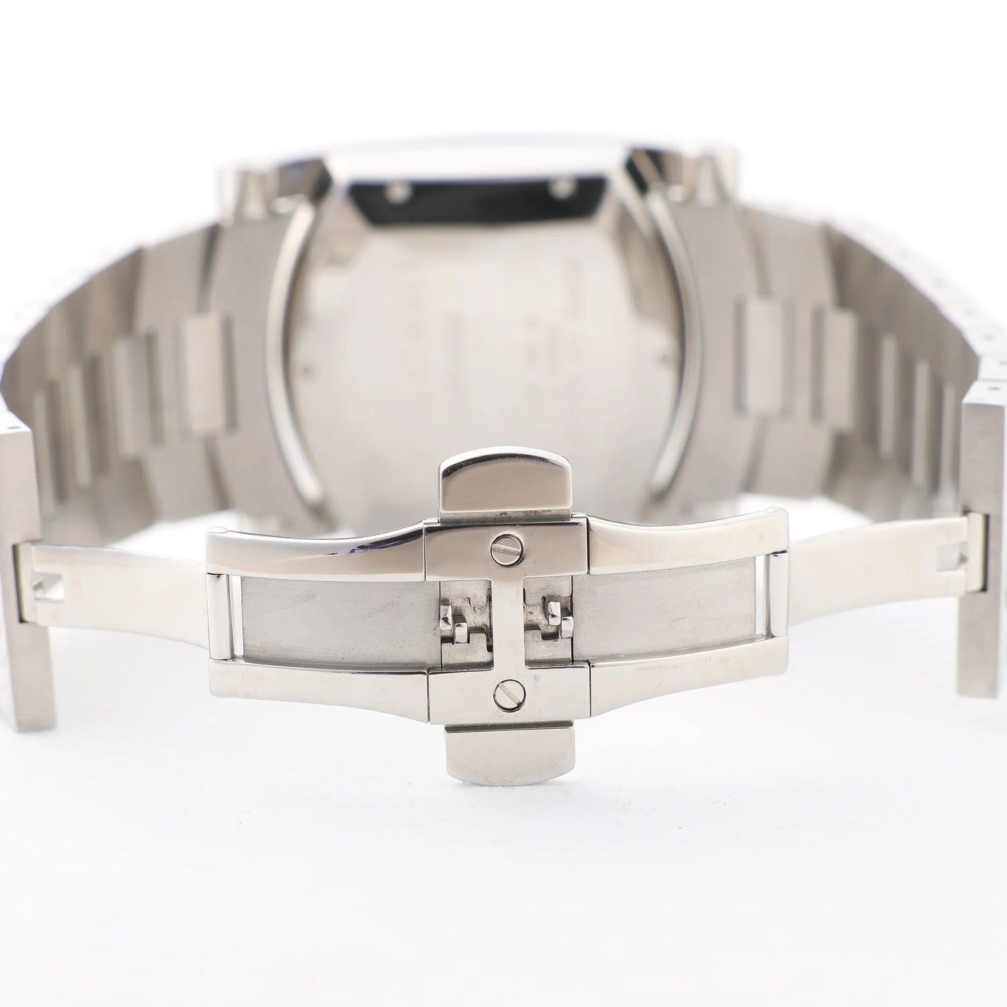 Bvlgari Assioma AA48S L4089 SS SS AT Uhr mit schwarzem Zifferblatt