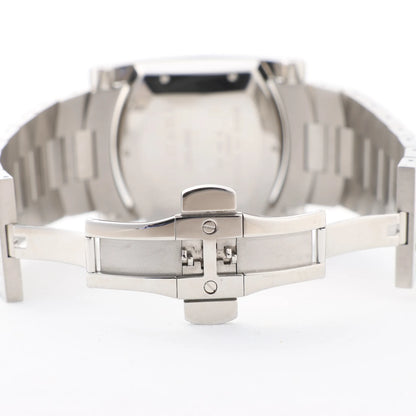 Bvlgari Assioma AA48S L4089 SS SS AT Uhr mit schwarzem Zifferblatt