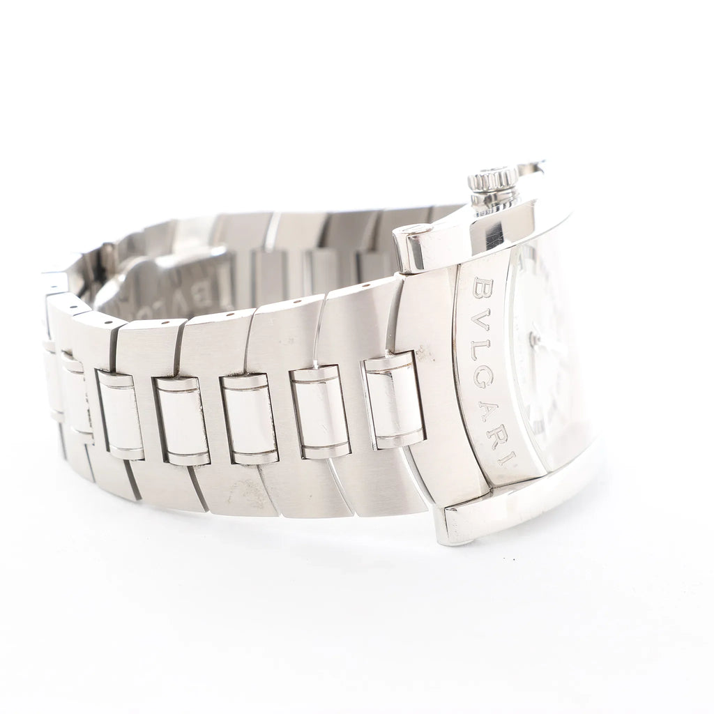 Bvlgari Assioma AA48S L6648 SS WZ Watch with Beige Dial