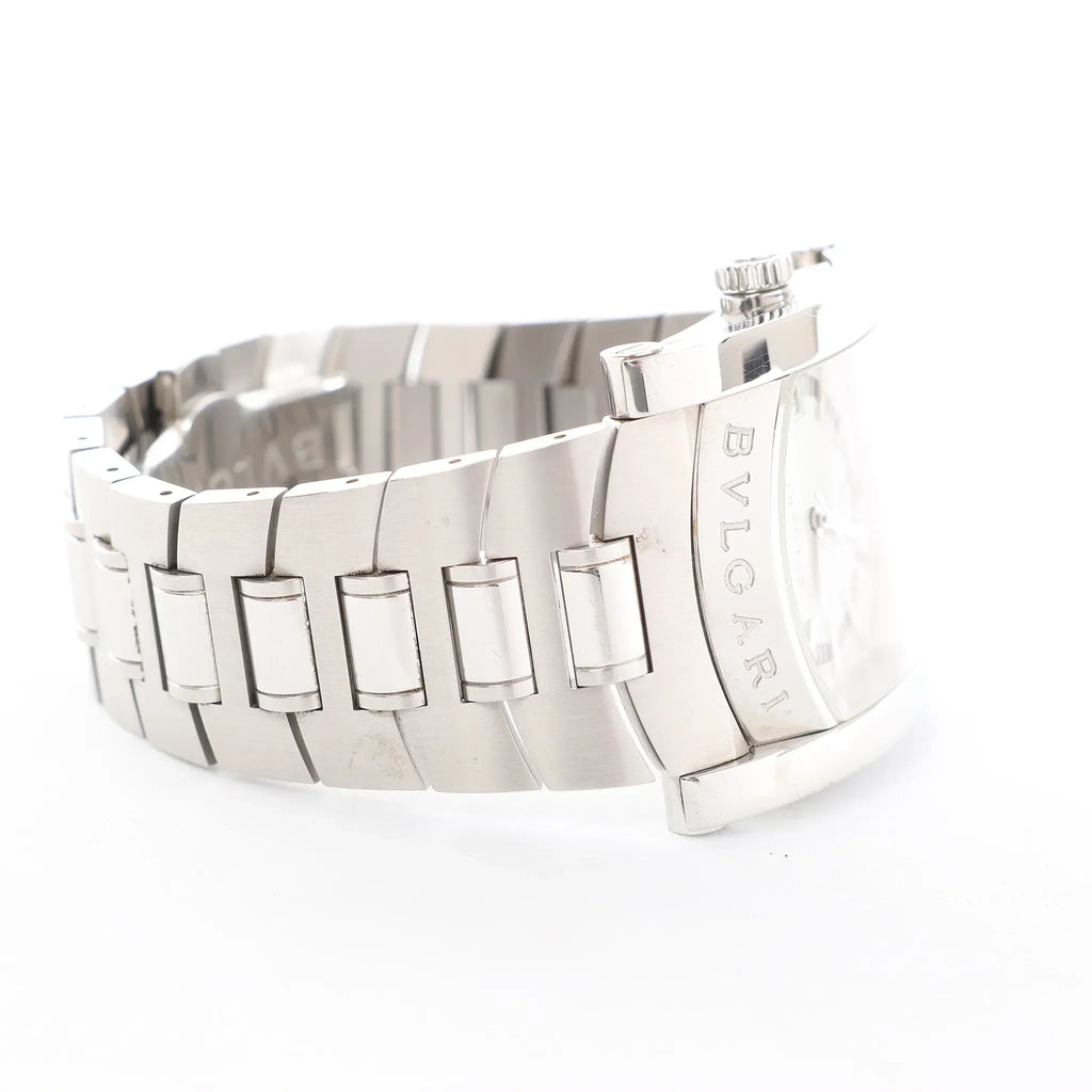 Bvlgari Assioma AA48S L6648 SS WZ Watch with Beige Dial