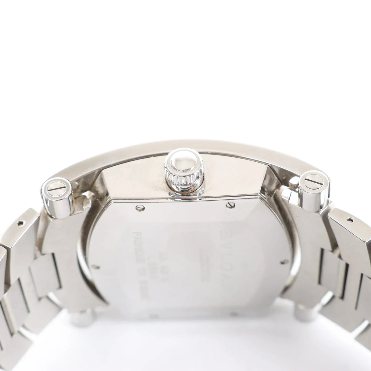 Bvlgari Assioma AA48S L6648 SS WZ Watch with Beige Dial