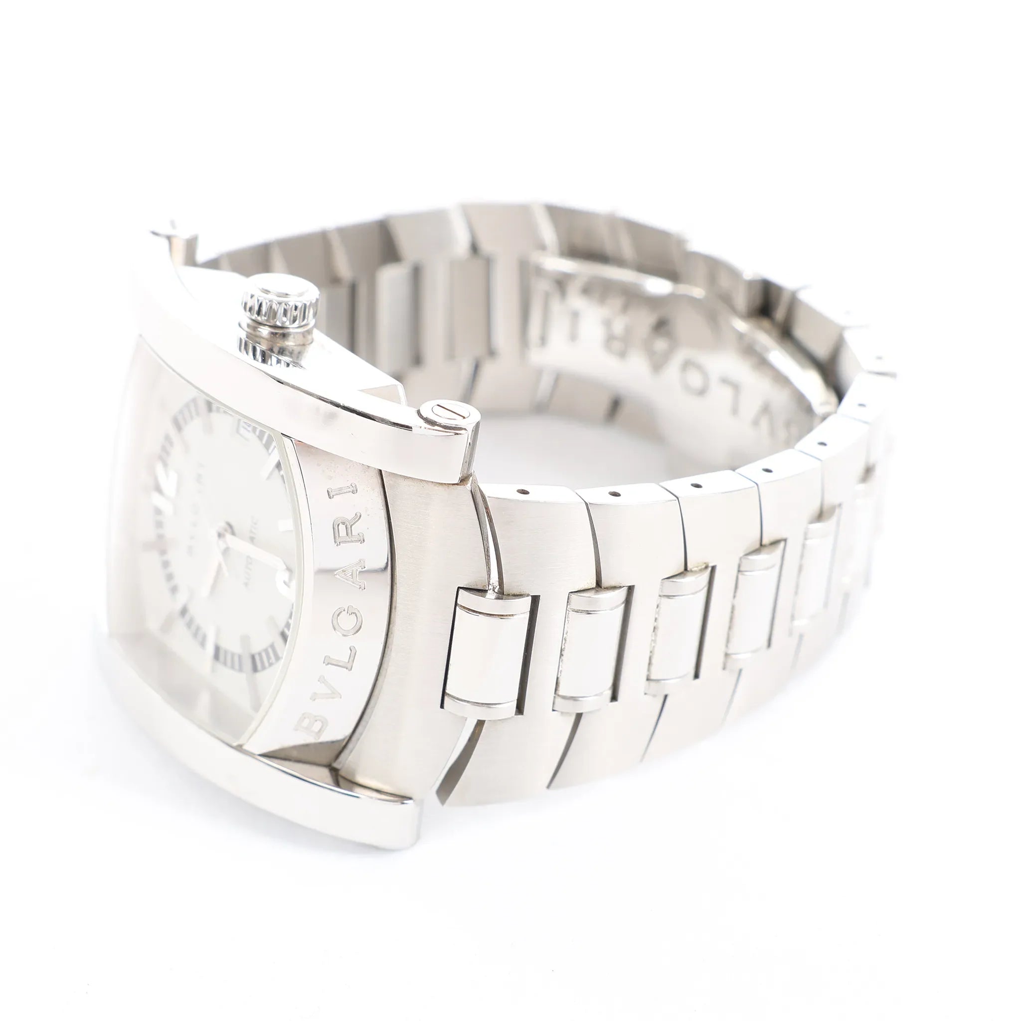Bvlgari Assioma AA48S L6648 SS WZ Watch with Beige Dial