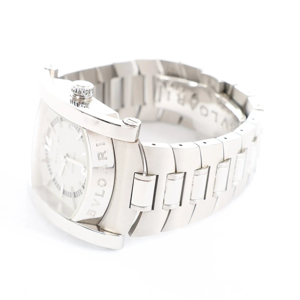 Bvlgari Assioma AA48S L6648 SS WZ Watch with Beige Dial