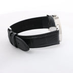 Bvlgari Bvlgari BB41SL O 0251 Manual-winding SS x Leather Watch Black Dial