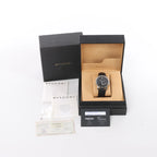 Bvlgari Bvlgari BB41SL O 0251 Manual-winding SS x Leather Watch Black Dial