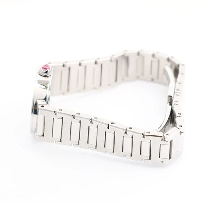 Bvlgari BB23S SS x QZ Uhr mit Muschelzifferblatt