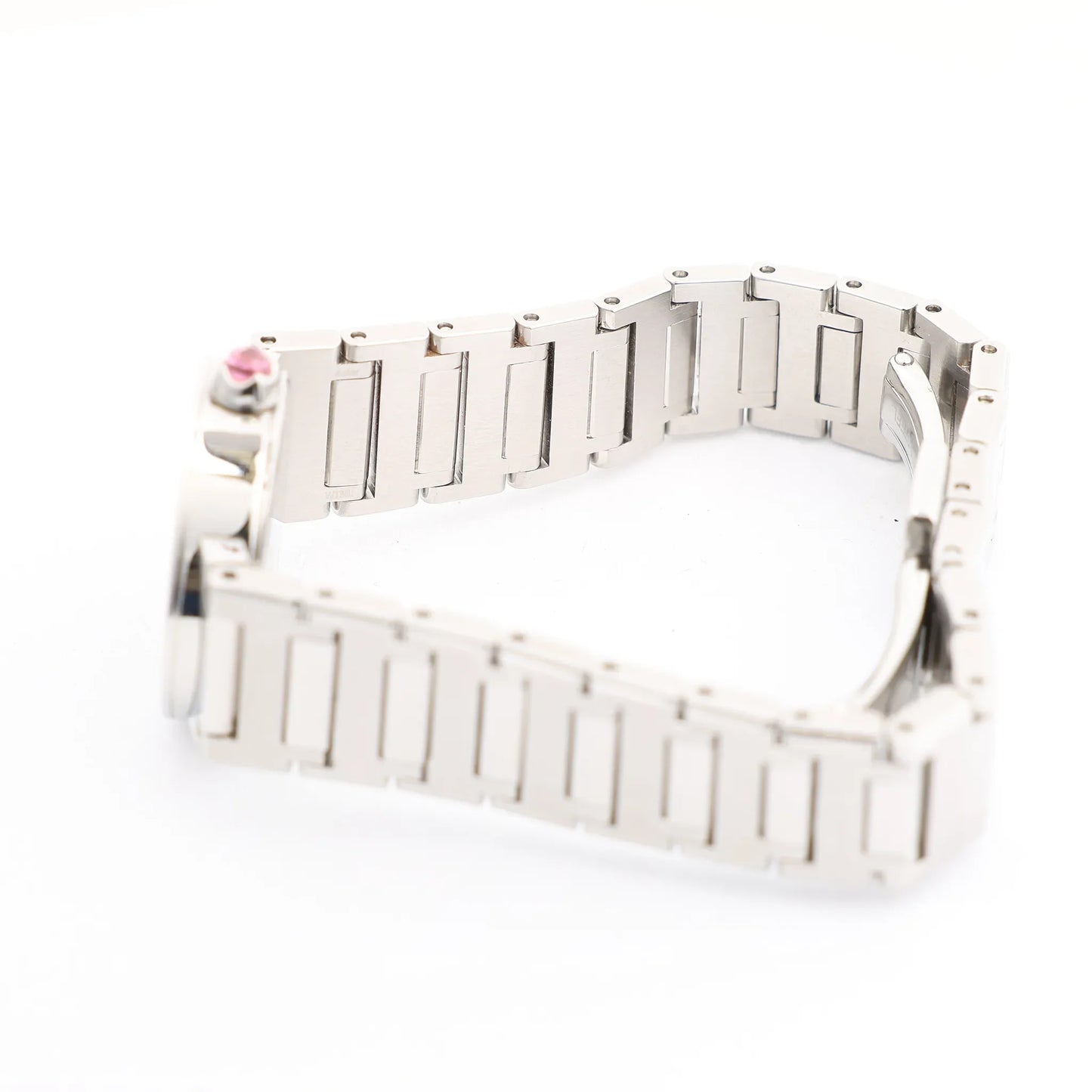 Bvlgari BB23S SS x QZ Uhr mit Muschelzifferblatt