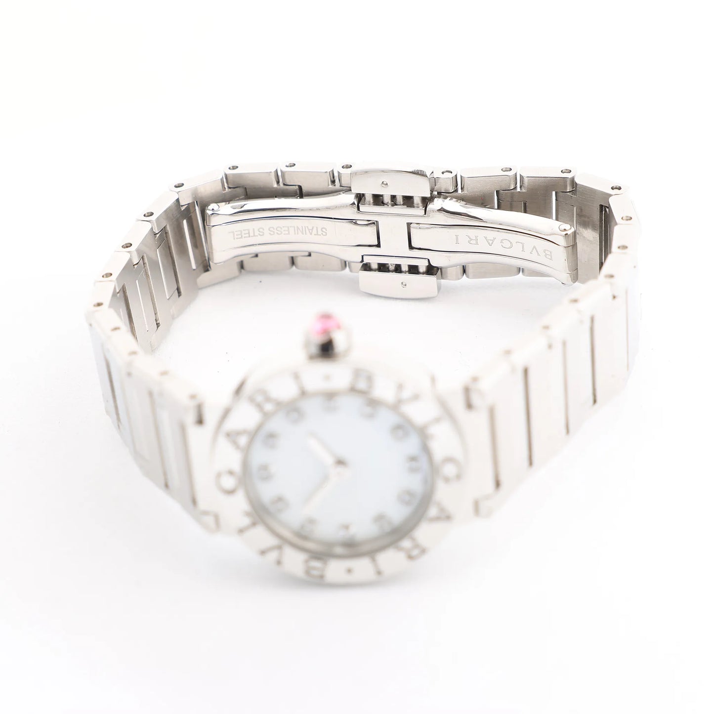 Bvlgari Bvlgari Bvlgari BB23S SS x QZ Watch in Shell Dial