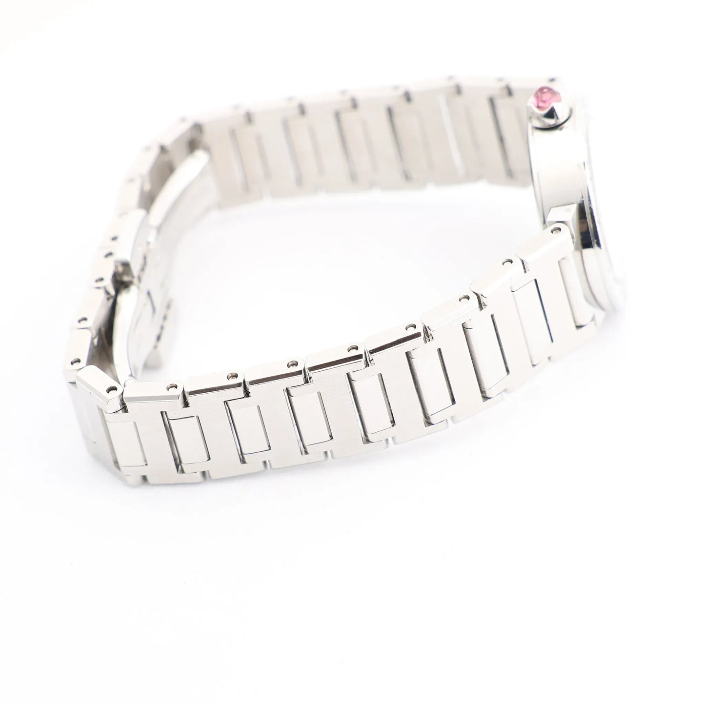 Bvlgari BB23S SS x QZ Uhr mit Muschelzifferblatt