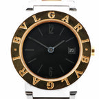 Bvlgari Bvlgari Bvlgari BB26SGD F138283 SS×YG QZ Black Dial Watch