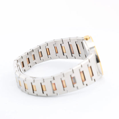 Bvlgari Bvlgari Bvlgari BB26SGD F138283 SS×YG QZ Uhr mit schwarzem Zifferblatt