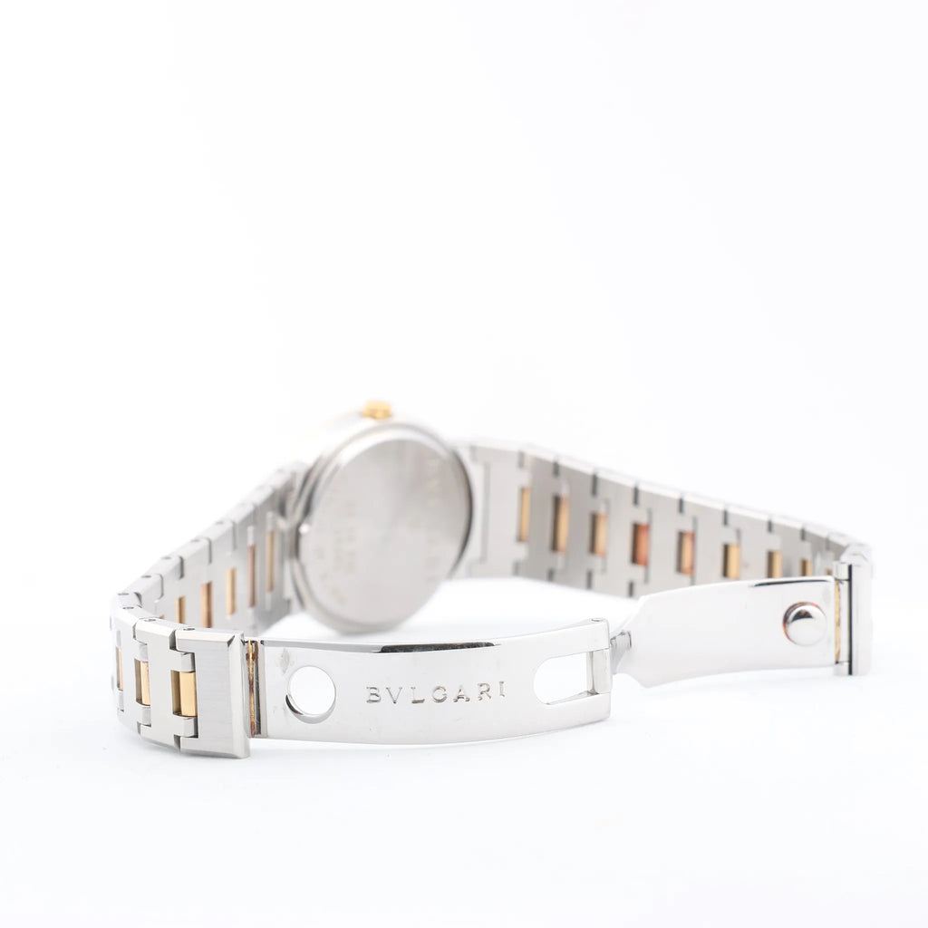 Bvlgari Bvlgari Bvlgari BB26SGD F138283 SS×YG QZ Black Dial Watch