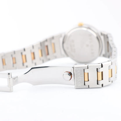 Bvlgari Bvlgari Bvlgari BB26SGD F138283 SS×YG QZ Uhr mit schwarzem Zifferblatt