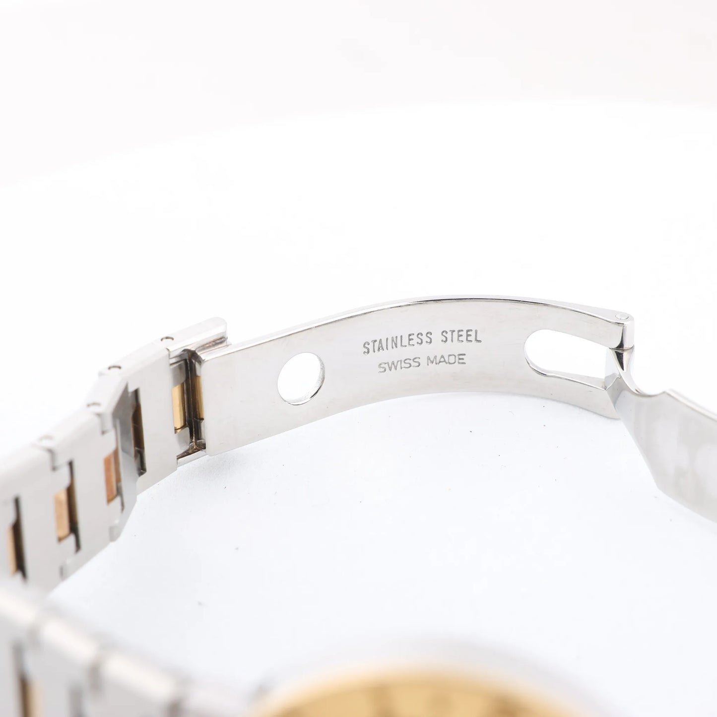 Bvlgari Bvlgari Bvlgari BB26SGD F138283 SS×YG QZ Uhr mit schwarzem Zifferblatt