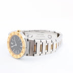 Bvlgari Bvlgari Bvlgari BB26SGD F138283 SS×YG QZ Black Dial Watch
