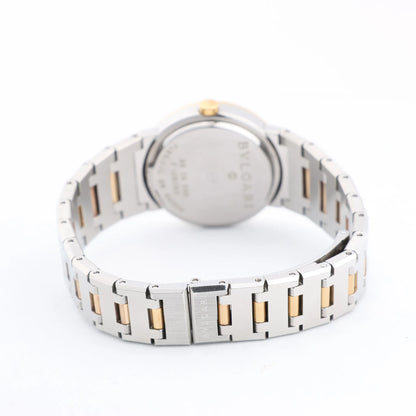 Bvlgari Bvlgari Bvlgari BB26SGD F138283 SS×YG QZ Uhr mit schwarzem Zifferblatt