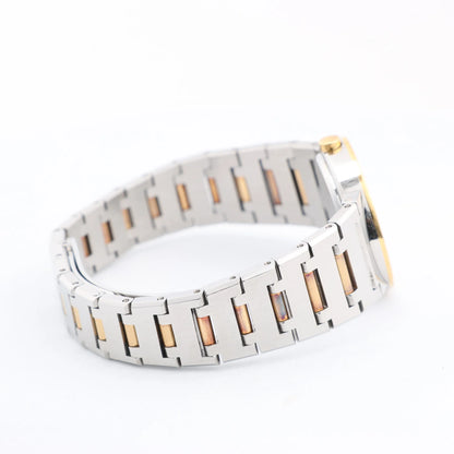 Bvlgari Bvlgari Bvlgari BB26SGD F138283 SS×YG QZ Uhr mit schwarzem Zifferblatt