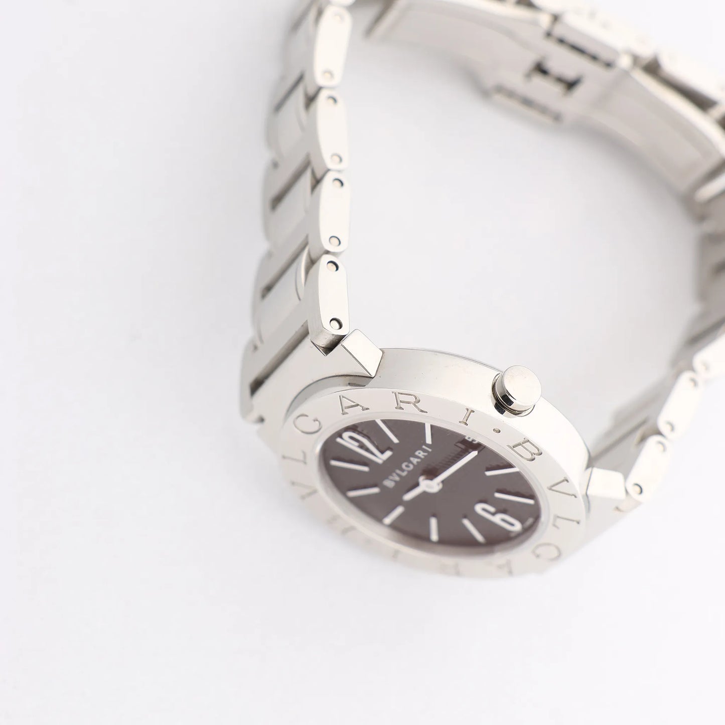 Bvlgari Bvlgari Bvlgari  BB26SS D395848 SS QZ Watch with Black Dial