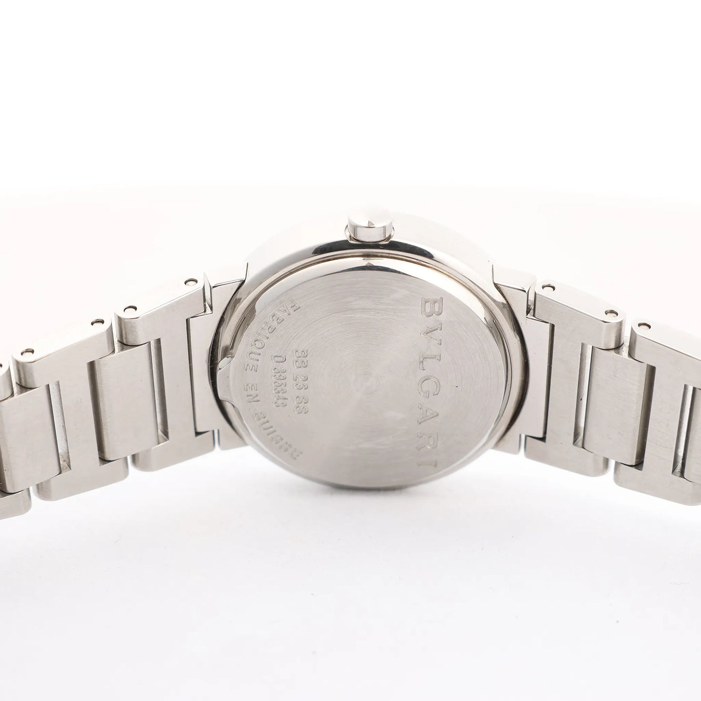 Bvlgari Bvlgari Bvlgari  BB26SS D395848 SS QZ Watch with Black Dial