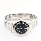Bvlgari Bvlgari Bvlgari  BB26SS D395848 SS QZ Watch with Black Dial