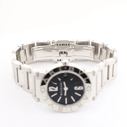 Bvlgari Bvlgari Bvlgari  BB26SS D395848 SS QZ Watch with Black Dial